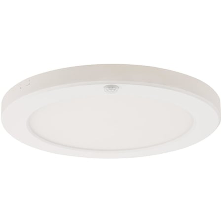 Westinghouse Fixture Ceiling LED Flush-Mount Motion Sensor 18W Color Temp Select 8In White Fnsh White AcrylicShd 6133200